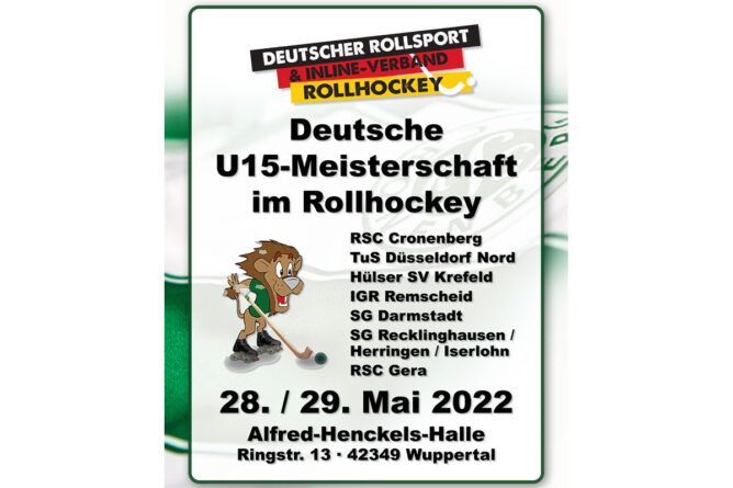 Deutsche U15-Meisterschaft am 28./29.05.2022 in der Alfred-Henckels-Halle